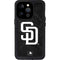 MLB San Diego Padres Dark Wash iPhone 15 Pro Waterproof Case